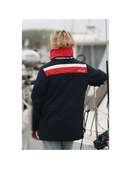 Parka Paracou Marine / Rouge | Vendée Globe