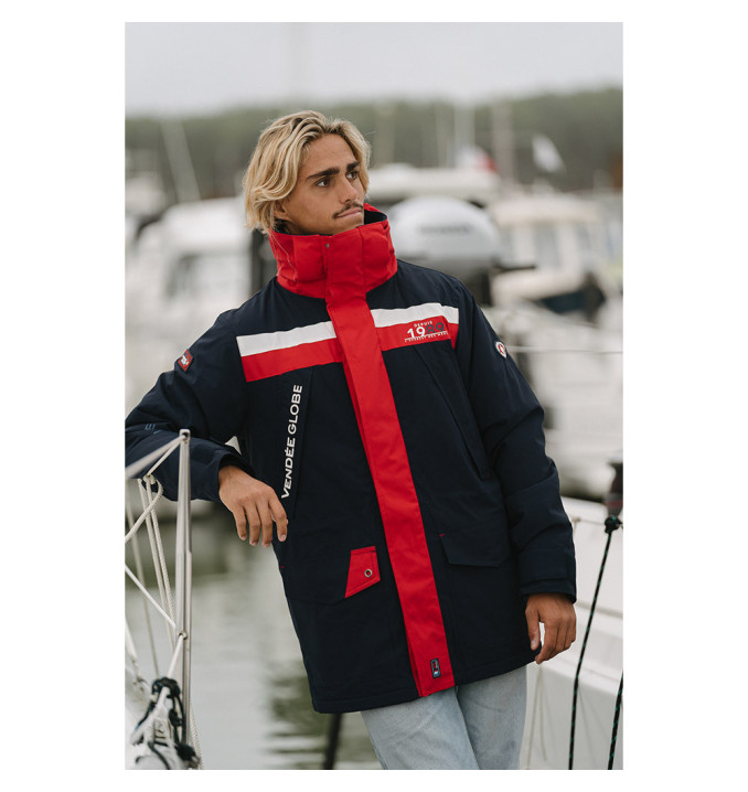 Parka Paracou Marine / Rouge | Vendée Globe