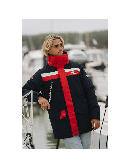 Parka Paracou Marine / Rouge | Vendée Globe