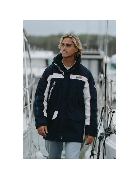 Veste Tanchet Marine / Blanc | Vendée Globe
