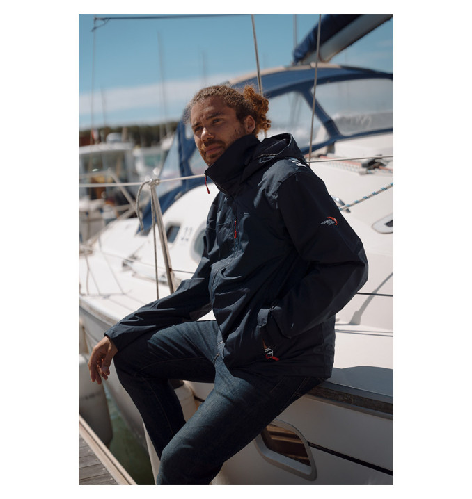 Veste Respirante / int polaire Crew Hooded Marine H | Helly Hansen