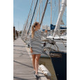 Robe Benjamine Vendée Globe - Écru / Marine