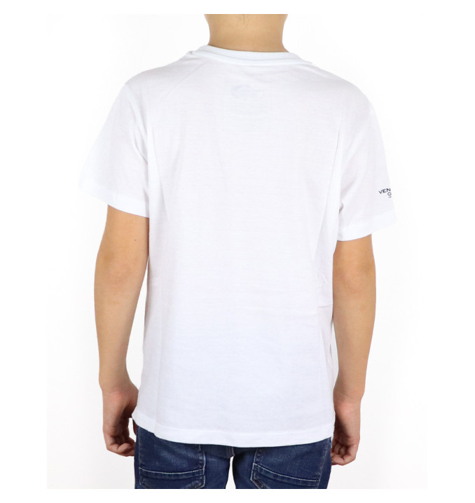 T-Shirt Globe Océan Blanc | Vendée Globe