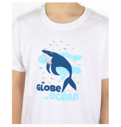 T-Shirt Globe Océan Blanc | Vendée Globe 2