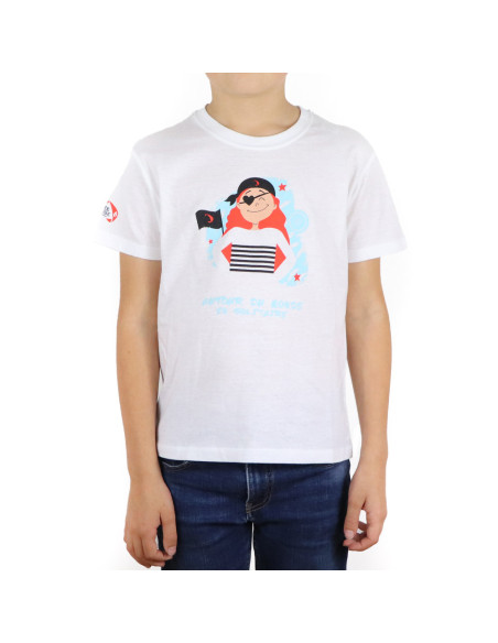 T-Shirt Pirate Girl Blanc | Vendée Globe