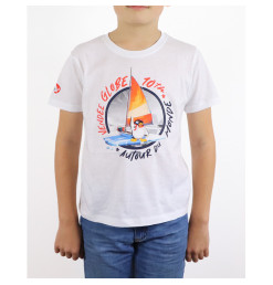 T-Shirt Mascotte Adélie Blanc | Vendée Globe