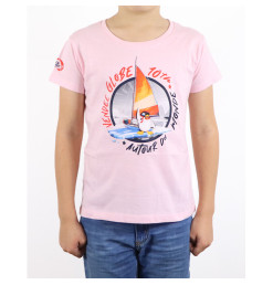 T-Shirt Mascotte Adélie Rose | Vendée Globe