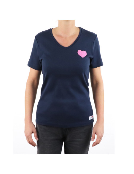 T-Shirt Marine / Fuschia 2319  | Vendée Globe