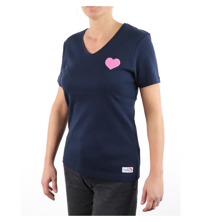 T-Shirt Marine / Fuschia 2319  | Vendée Globe
