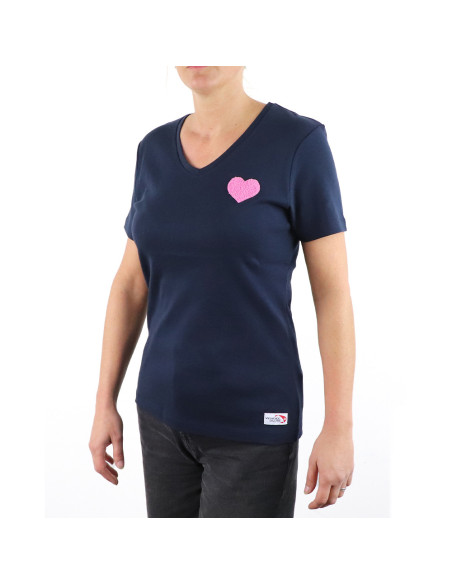 T-Shirt Marine / Fuschia 2319  | Vendée Globe
