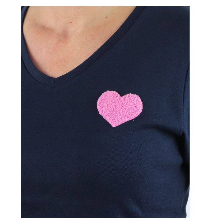 T-Shirt Marine / Fuschia 2319  | Vendée Globe