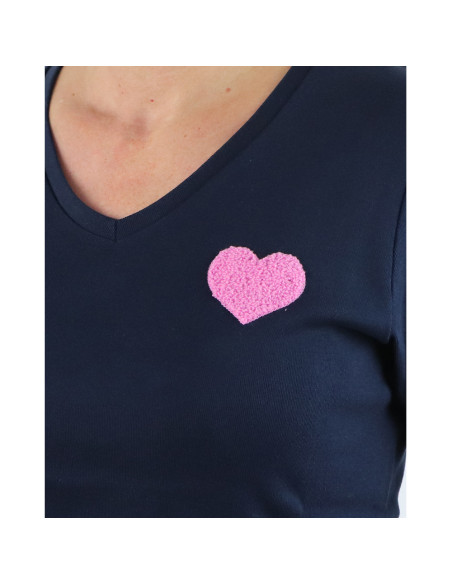 T-Shirt Marine / Fuschia 2319  | Vendée Globe