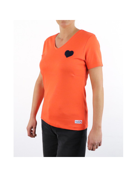 T-Shirt Orange / Marine 2319  | Vendée Globe