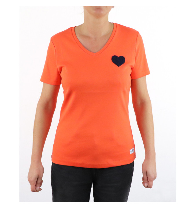 T-Shirt Orange / Marine | Vendée Globe