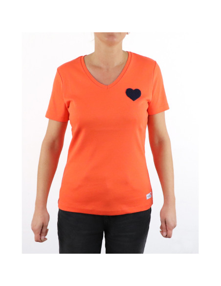T-Shirt Orange / Marine | Vendée Globe