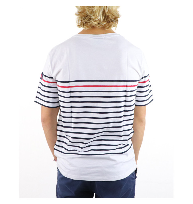 T-Shirt Halbus Blanc / Marine | Vendée Globe