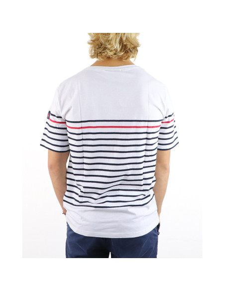 T-Shirt Halbus Blanc / Marine | Vendée Globe