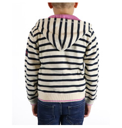 Sweat Eucaly Écru / Marine / Rose | Vendée Globe 2