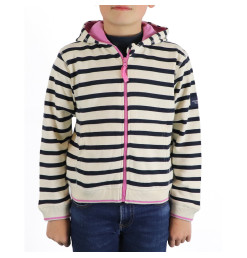 Sweat Eucaly Écru / Marine / Rose | Vendée Globe