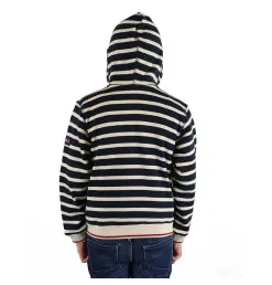 Sweat Eucaly Marine / Écru / Rouge | Vendée Globe 2