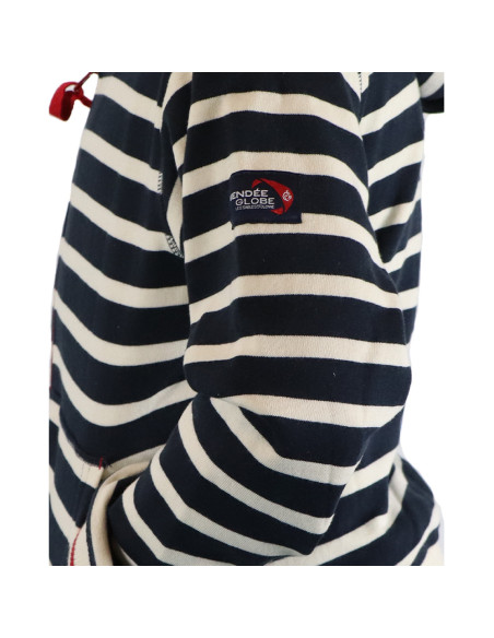 Sweat Eucaly Marine / Écru / Rouge | Vendée Globe