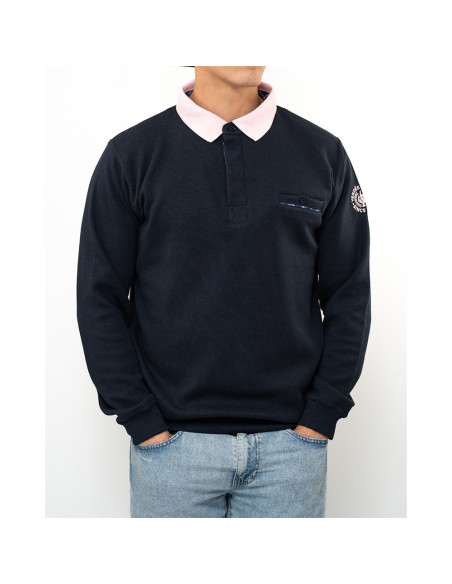 Sweat G1023 Marine / Rose | Vendée Globe