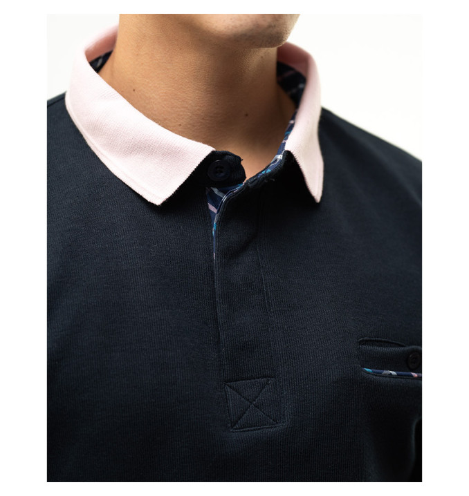 Sweat G1023 Marine / Rose | Vendée Globe