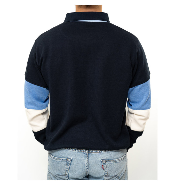 Sweat G36 Blanc - Noir - Bleu | Vendée Globe