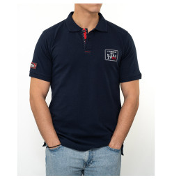 Polo Manche Courte marine Ressac | Vendée Globe