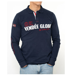 Polo Manches Longues Carène Marine | Vendée Globe