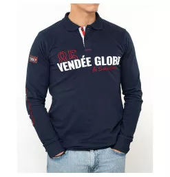 Polo Manches Longues Carène Marine | Vendée Globe