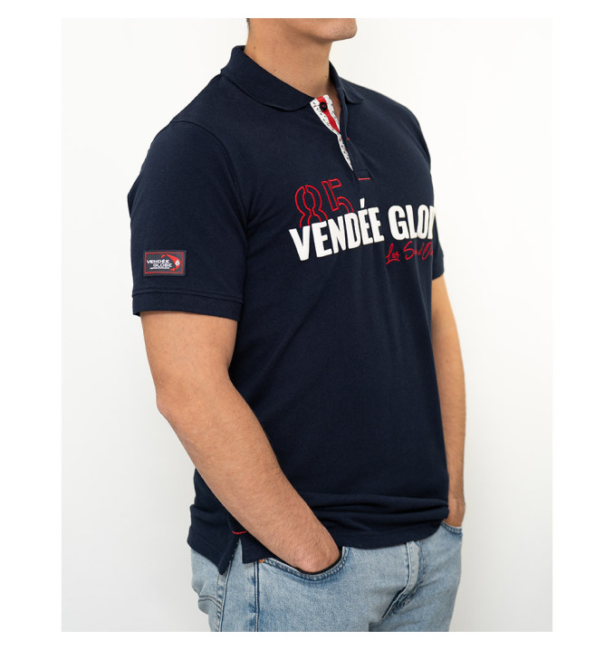 Polo Manches Courtes Genois Marine | Vendée Globe