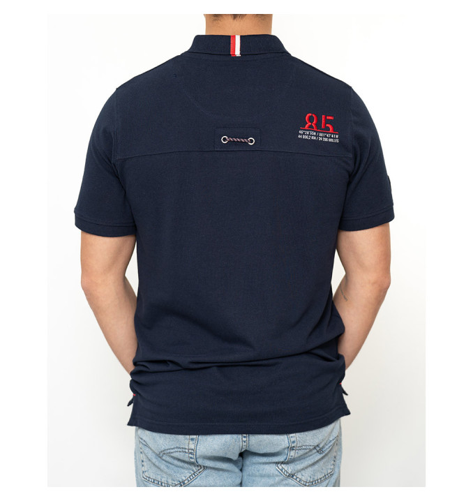 Polo Manches Courtes Genois Marine | Vendée Globe