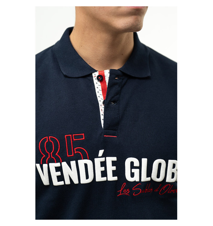 Polo Manches Courtes Genois Marine | Vendée Globe