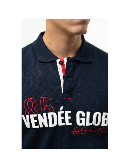 Polo Manches Courtes Genois Marine | Vendée Globe