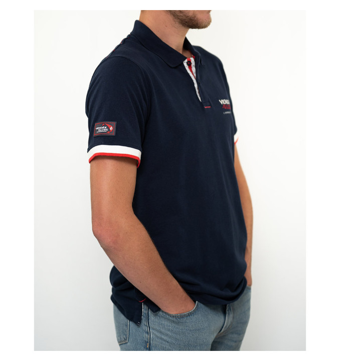 Polo Manche Courte marine Roof | Vendée Globe