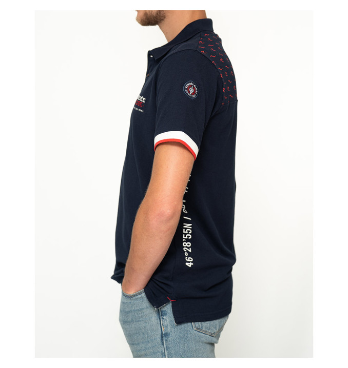 Polo Manche Courte marine Roof | Vendée Globe