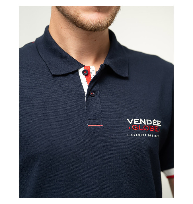 Polo Manche Courte marine Roof | Vendée Globe