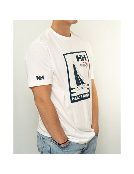 T-Shirt Homme Crew Boat Blanc | Édition Collector Helly Hansen