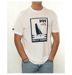 T-Shirt Homme Crew Boat Blanc | Édition Collector Helly Hansen