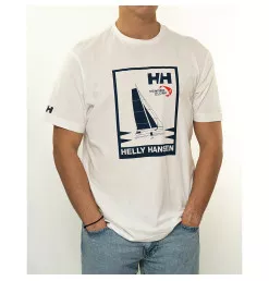 T-Shirt Homme Crew Boat Blanc | Édition Collector Helly Hansen