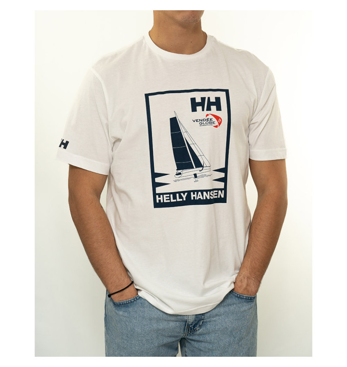 T-Shirt Homme Crew Boat Blanc | Édition Collector Helly Hansen