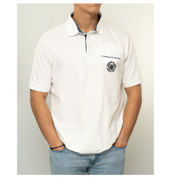 Polo Manche Courte Blanc 1029 | Vendée Globe