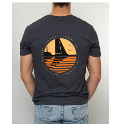 T-Shirt Chenal Gris Foncé | Vendée Globe 2