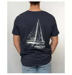 T-Shirt Speed Boat Gris Foncé | Vendée Globe 2