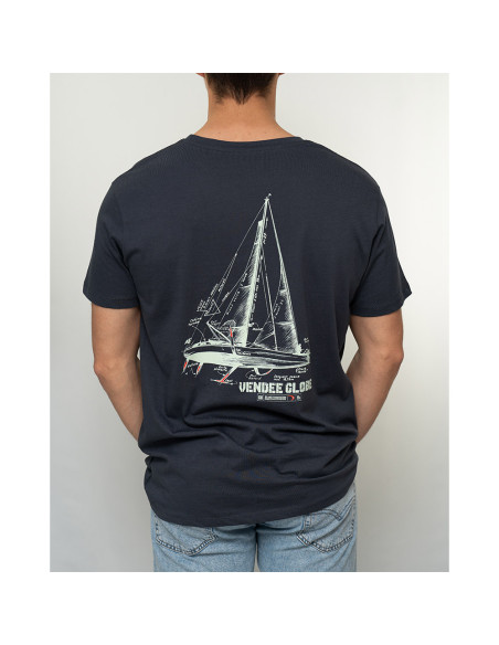 T-Shirt Speed Boat Gris Foncé | Vendée Globe