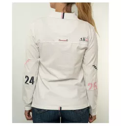 Polo Manche Longue Safran Blanc | Vendée Globe 2