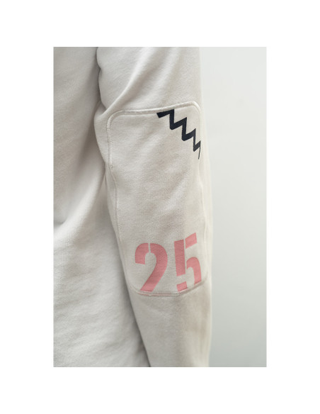 Polo Manche Longue Safran Blanc | Vendée Globe