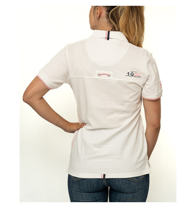 Polo Manche Courte Drisse Blanc | Vendée Globe