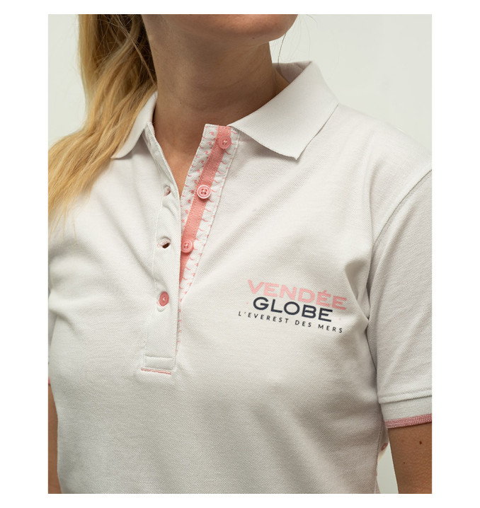 Polo Manche Courte Drisse Blanc | Vendée Globe